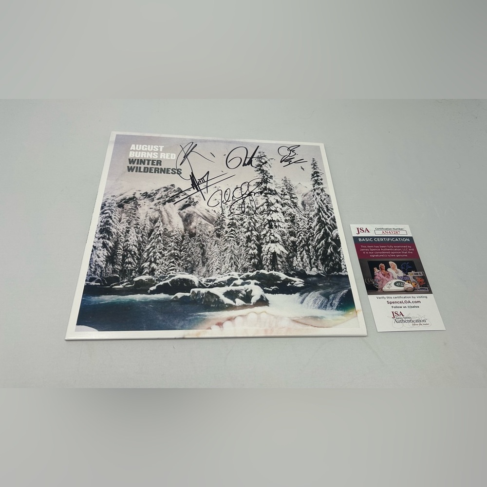 August Burns Red signed Winter Wilderness Album JSA COA